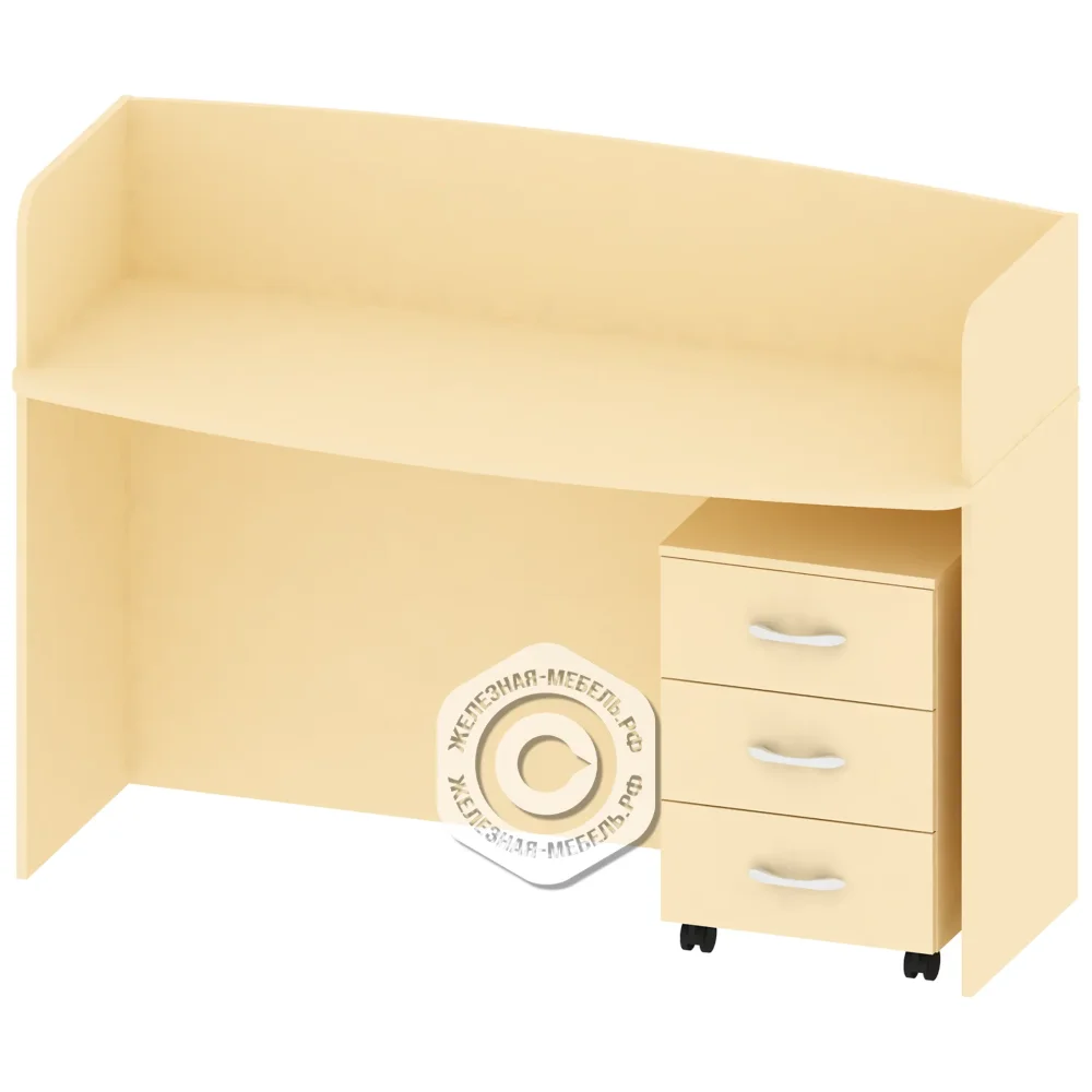 Кафедра выдачи литературы с тумбой МБ-ШК-45