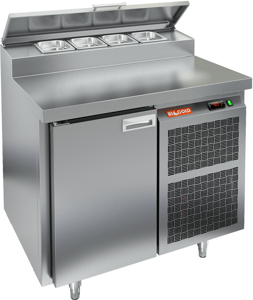 Стол охлаждаемый для пиццы HICOLD PZ2-1/GN (1/6H)