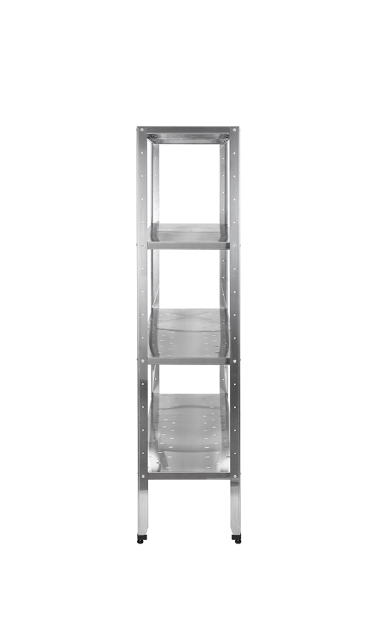 Стеллаж кухонный с перфорированными полками Luxstahl СРП-1800*700*300