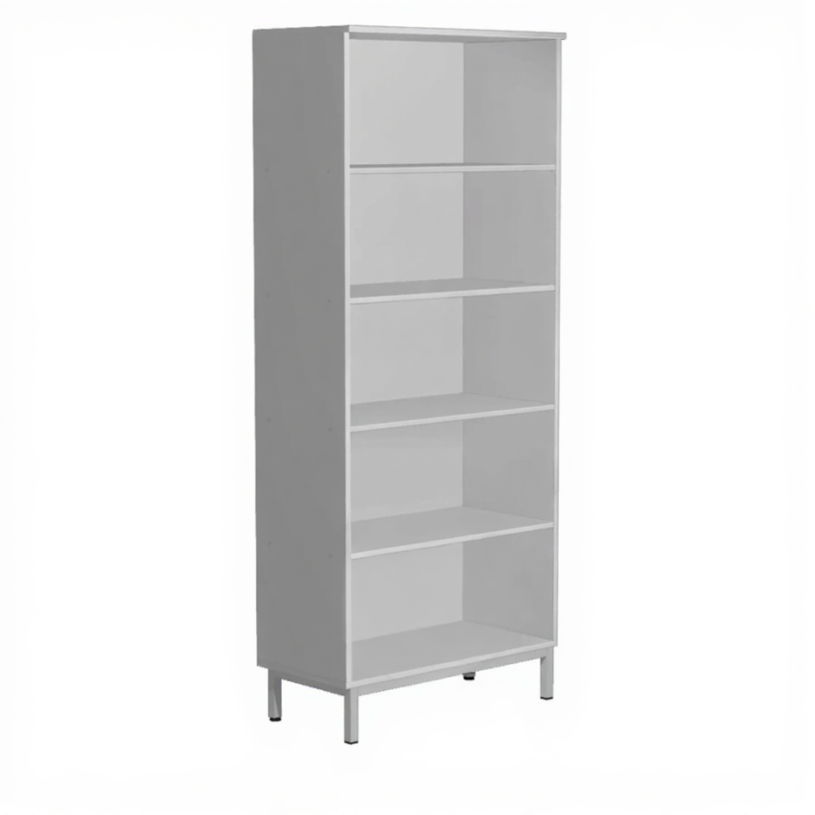 Шкаф для документов и материалов ШД (ЛДСП серый, каркас серый)