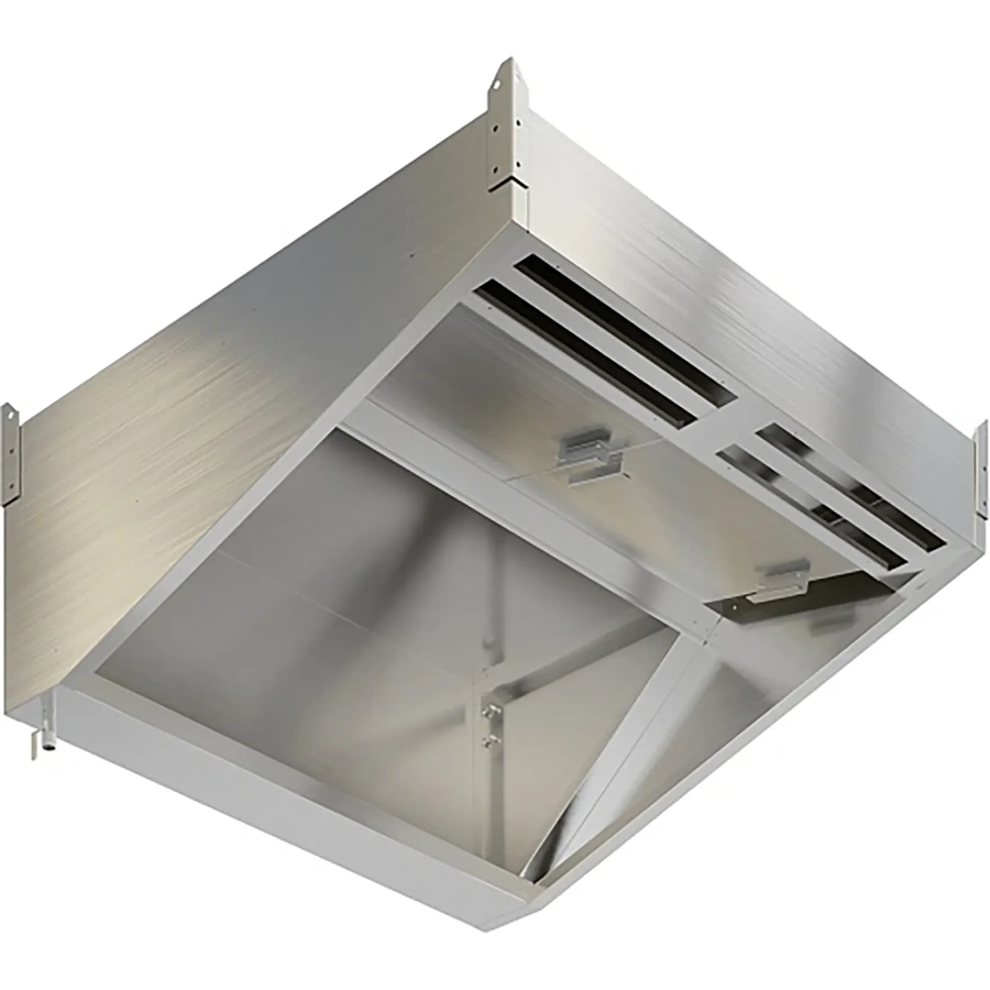 Зонт приточно-вытяжной пристенный ЗПВПУП-20/14 с подсветкой