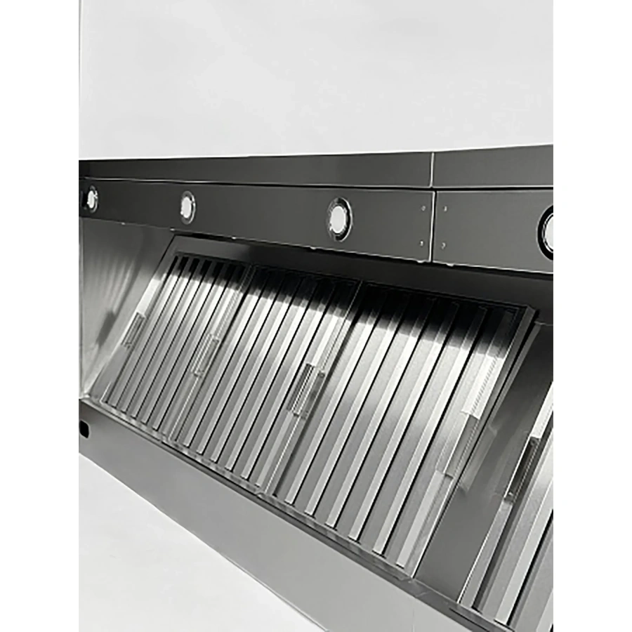 Зонт вытяжной пристенный с подсветкой ЗВПКП-09/14