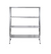 Стеллаж кухонный Luxstahl СР-1800х1500х300/4 нерж