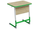 Стол 1-местный школьный 5-7 г/р "Нова" регулируемый (дуб "Бардолино"/зеленый, м/к белый/зеленый)