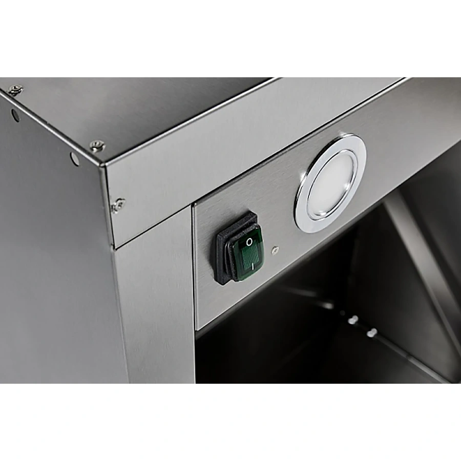 Зонт вытяжной пристенный ЗВПП-22/08 с подсветкой