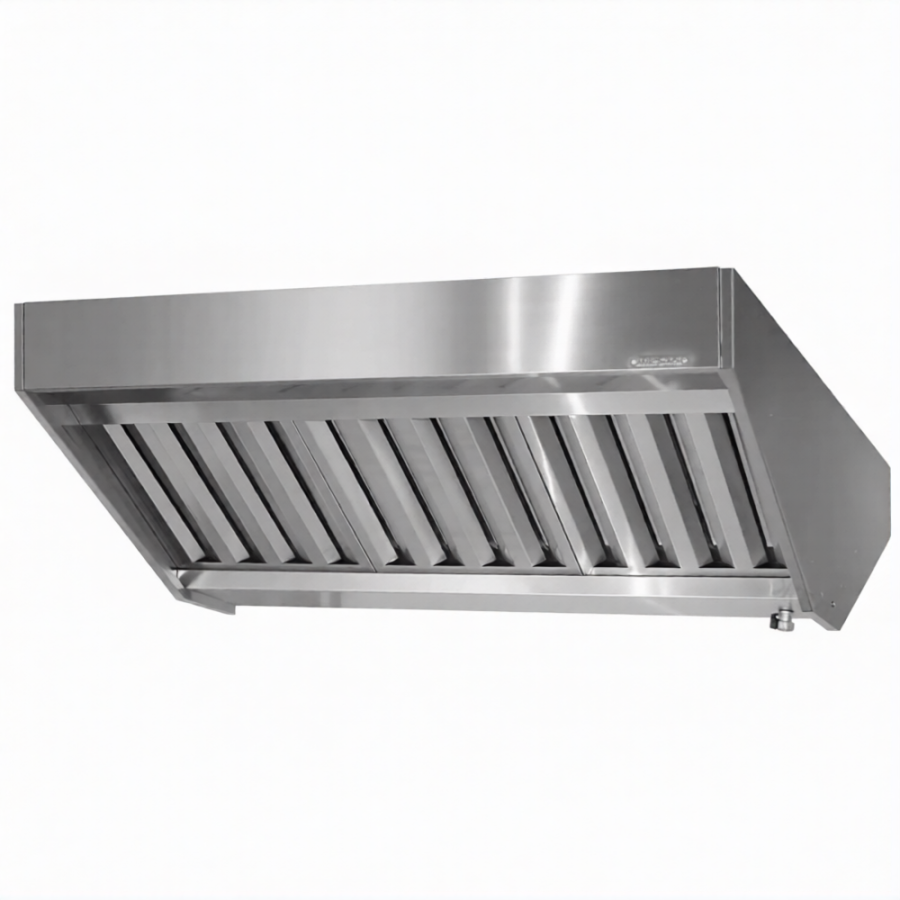 Зонт вытяжной полуоткрытый ЗВПб 400х1200х1600 «Base» островной