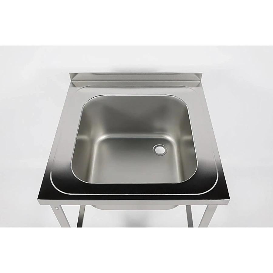 Ванна моечная односекционная цельнотянутая с бортом ВМЦ-1/6/7-БО-ЭН