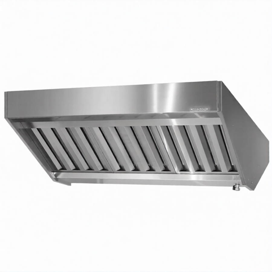 Зонт вытяжной полуоткрытый ЗВПб 400х1200х1600 «Base» островной