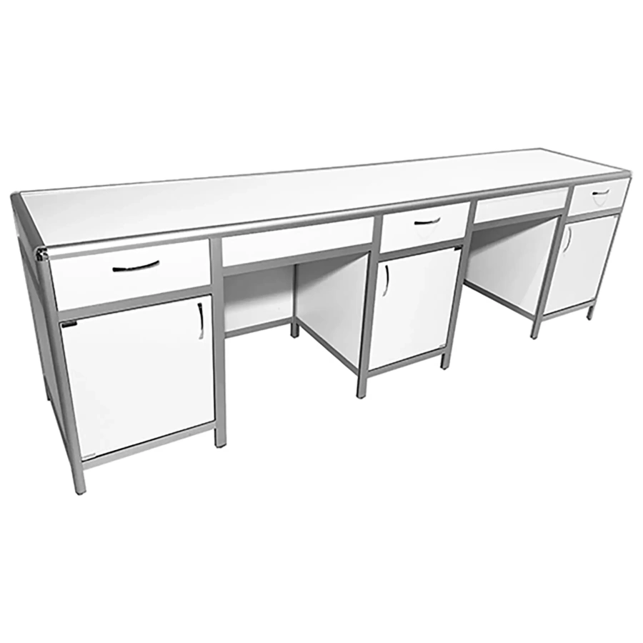 Стол лабораторный MED 10.011al (белый)