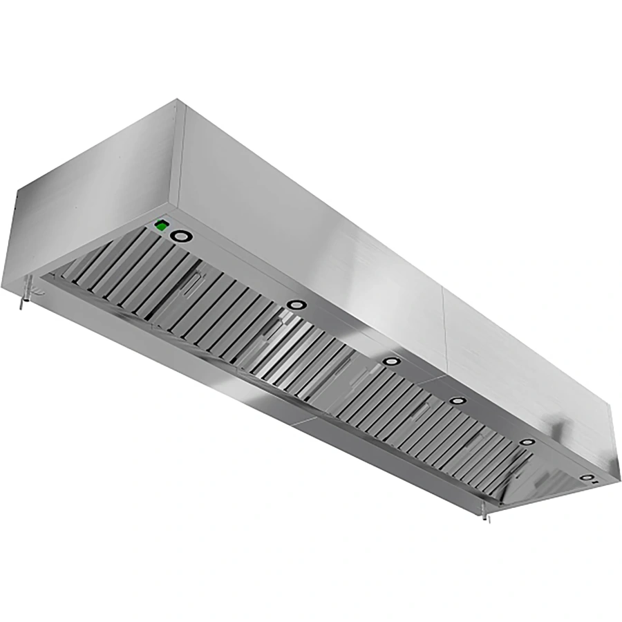 Зонт вытяжной пристенный с подсветкой ЗВПКП-09/14