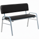 Банкетка медицинская со спинкой БС01