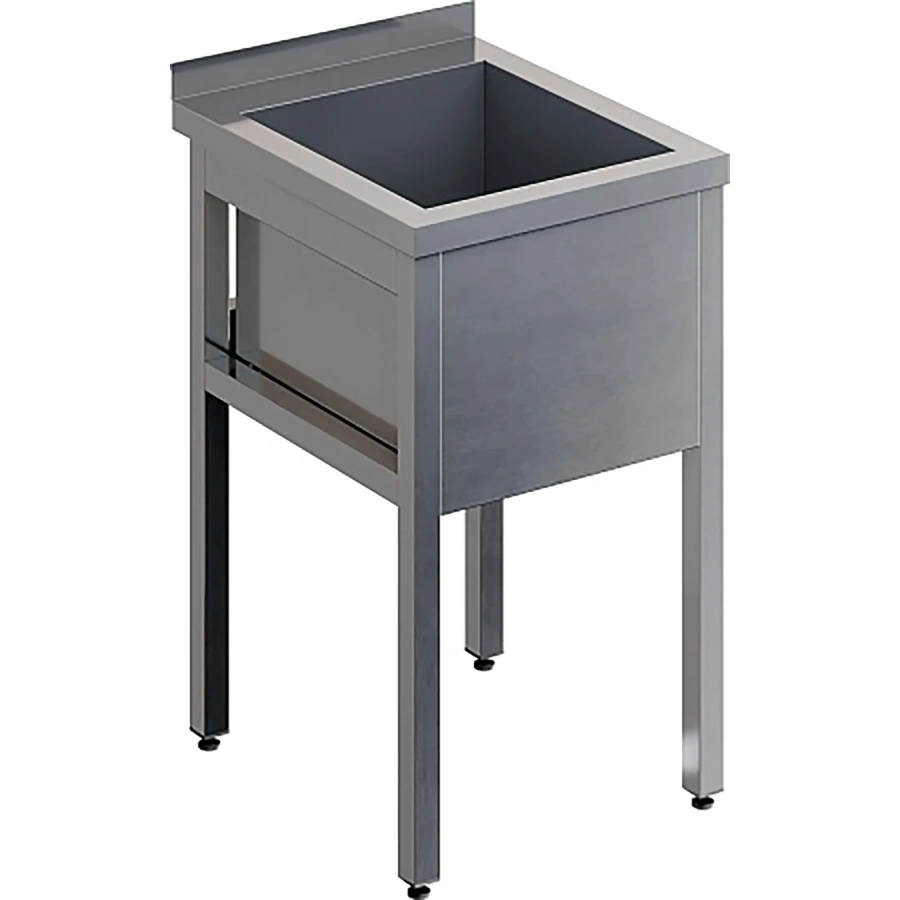 Ванна моечная односекционная с бортом ВМС-1/7-Б