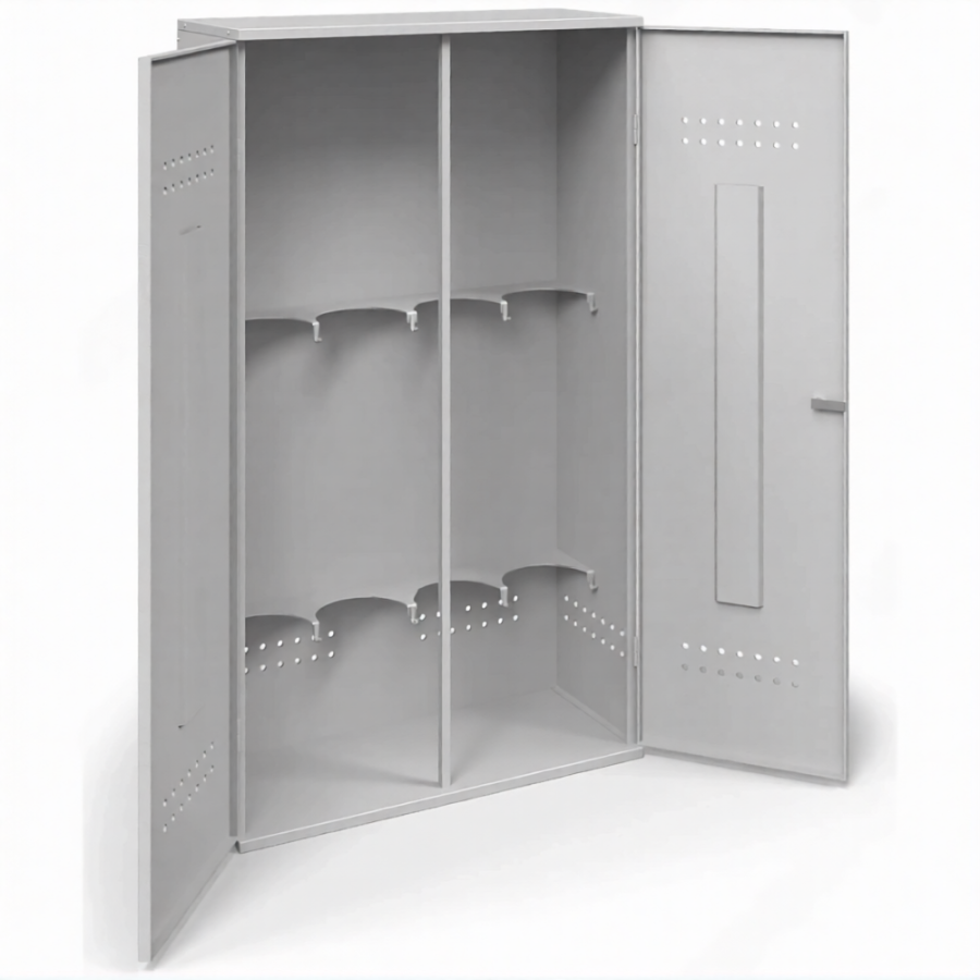 Шкаф металлический для газовых баллонов разборный ШГБР-04-1,2 мм